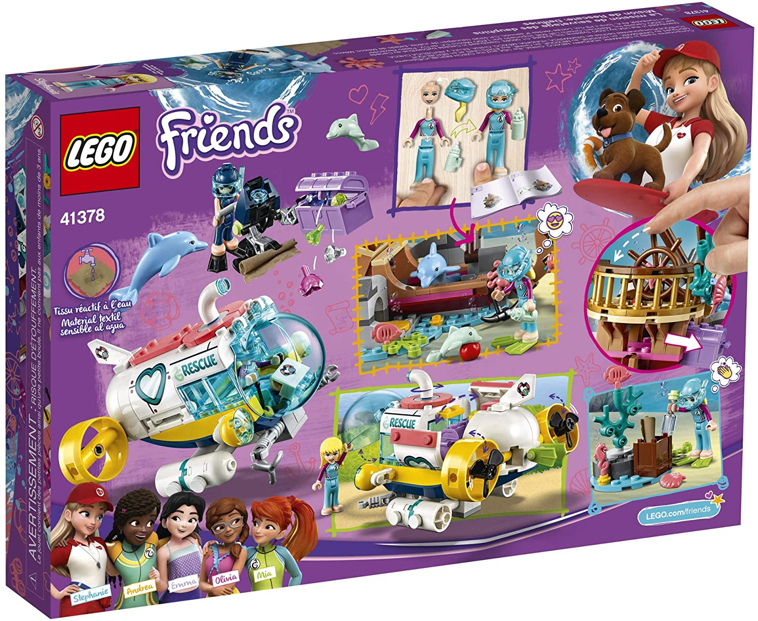 Foto 5 | Kit De Construcción Lego Friends Dolphins Rescue Mission 41378 Con 3 - Venta Internacional.