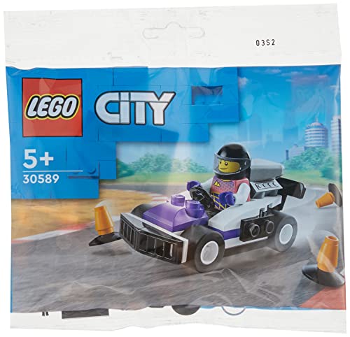 Foto 2 pulgar | Minifigura De Juguete Lego City Go Kart Racer 30589 Con Conductor, 39 Unidades - Venta Internacional.