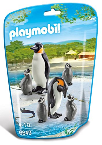 Foto 2 pulgar | Familia de Pingüinos Toy Playmobil con 2 Pingüinos Adultos Y 4 Polluelos - Venta Internacional