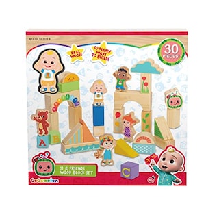 Foto 6 | Set De Bloques De Madera Just Play Cocomelon Jj & Friends, 30 Piezas - Venta Internacional.
