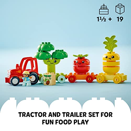 Foto 3 pulgar | Mi Primer Tractor De Frutas Y Verduras Lego Duplo 10982, - Venta Internacional.