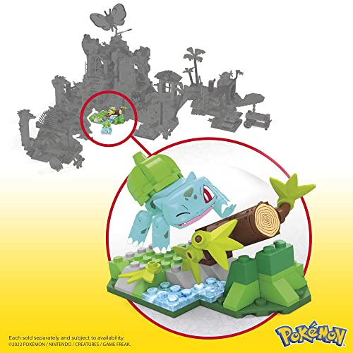 Foto 6 pulgar | Set De Construcción Mega Pokémon Bulbasaur's Forest Trek 82 Bricks - Venta Internacional.