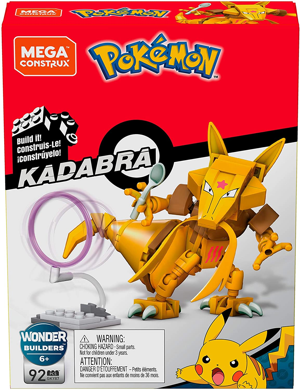 Foto 6 | Mega Construx Pokemon Kadabra - Venta Internacional.
