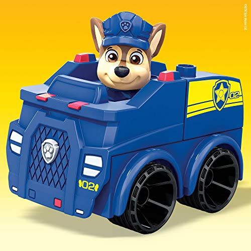 Foto 4 pulgar | Mega Bloks Paw Patrol Chase's Patrol Car, Construyendo Juguetes Para Niños Pequeños - Venta Internacional.