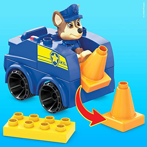 Foto 5 pulgar | Mega Bloks Paw Patrol Chase's Patrol Car, Construyendo Juguetes Para Niños Pequeños - Venta Internacional.