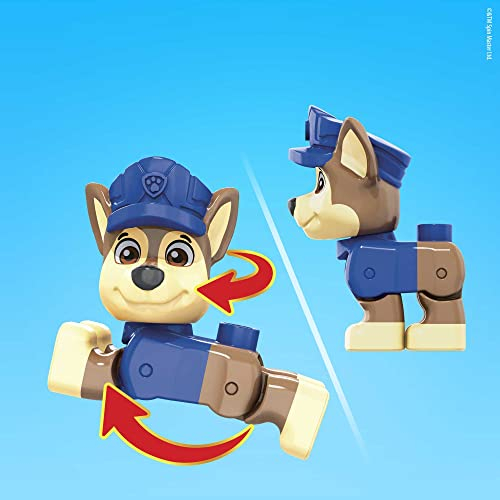Foto 7 pulgar | Mega Bloks Paw Patrol Chase's Patrol Car, Construyendo Juguetes Para Niños Pequeños - Venta Internacional.