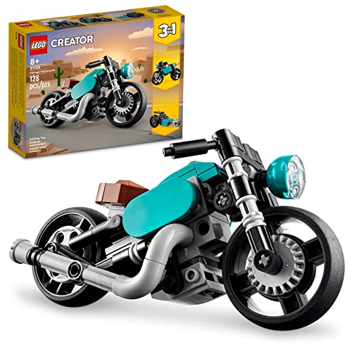Motocicleta Vintage 3 En 1 De Juguete De Construcción Lego Creator 31135 - Venta Internacional.