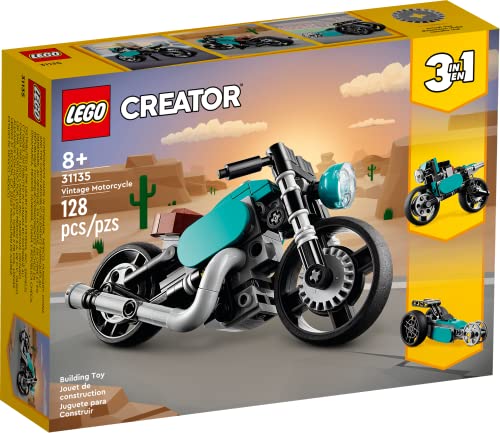 Foto 3 pulgar | Motocicleta Vintage 3 En 1 De Juguete De Construcción Lego Creator 31135 - Venta Internacional.