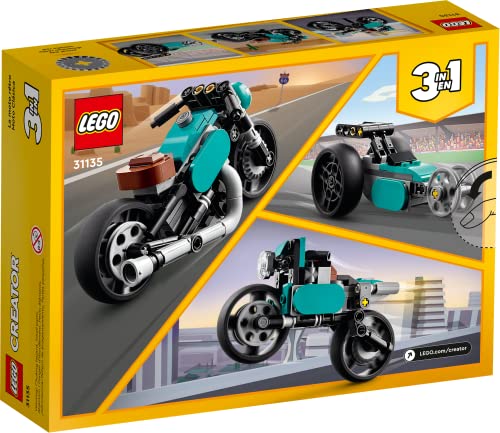 Foto 4 pulgar | Motocicleta Vintage 3 En 1 De Juguete De Construcción Lego Creator 31135 - Venta Internacional.