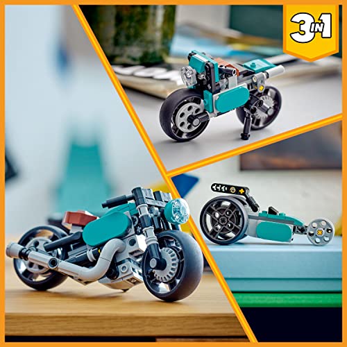 Foto 5 pulgar | Motocicleta Vintage 3 En 1 De Juguete De Construcción Lego Creator 31135 - Venta Internacional.