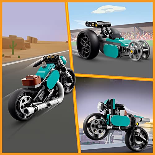 Foto 6 pulgar | Motocicleta Vintage 3 En 1 De Juguete De Construcción Lego Creator 31135 - Venta Internacional.