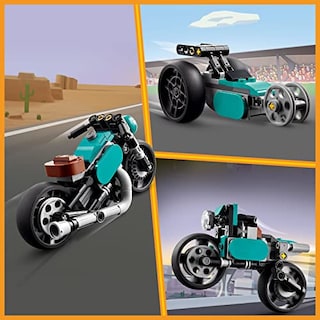 Foto 5 | Motocicleta Vintage 3 En 1 De Juguete De Construcción Lego Creator 31135 - Venta Internacional.