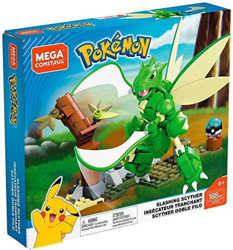 Foto 2 pulgar | Set De Construcción Mega Pokémon Construx 188 Piezas | Scyther - Venta Internacional.