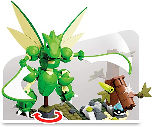 Foto 3 pulgar | Set De Construcción Mega Pokémon Construx 188 Piezas | Scyther - Venta Internacional.