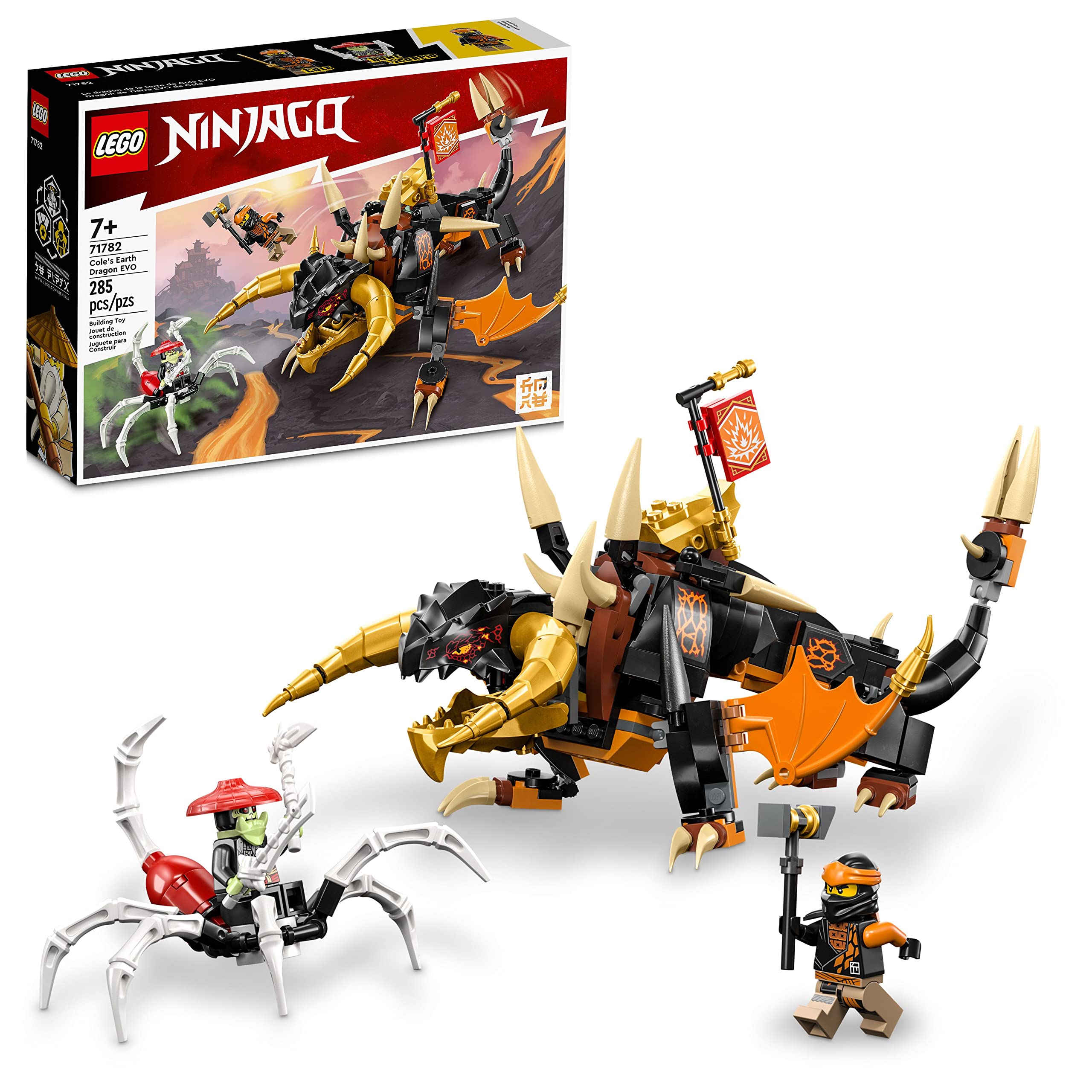 Foto 2 pulgar | Lego Ninjago Cole's Earth Dragon Evo 71782, Ley Actualizable - Venta Internacional.