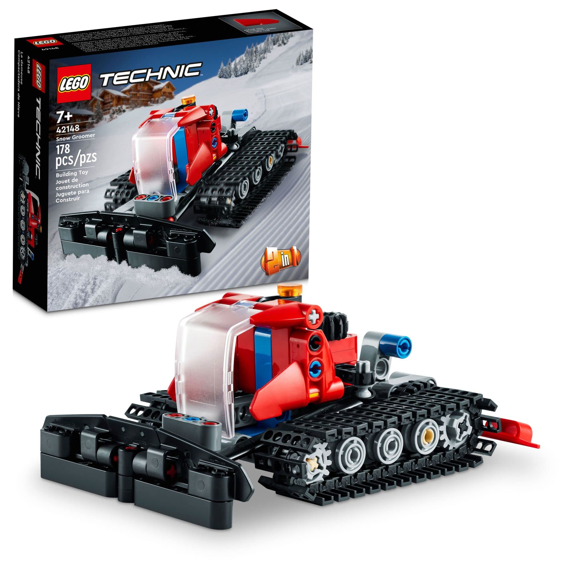 Peladora De Nieve Lego Technic Para Moto De Nieve 42148, Veh - Venta Internacional. $939