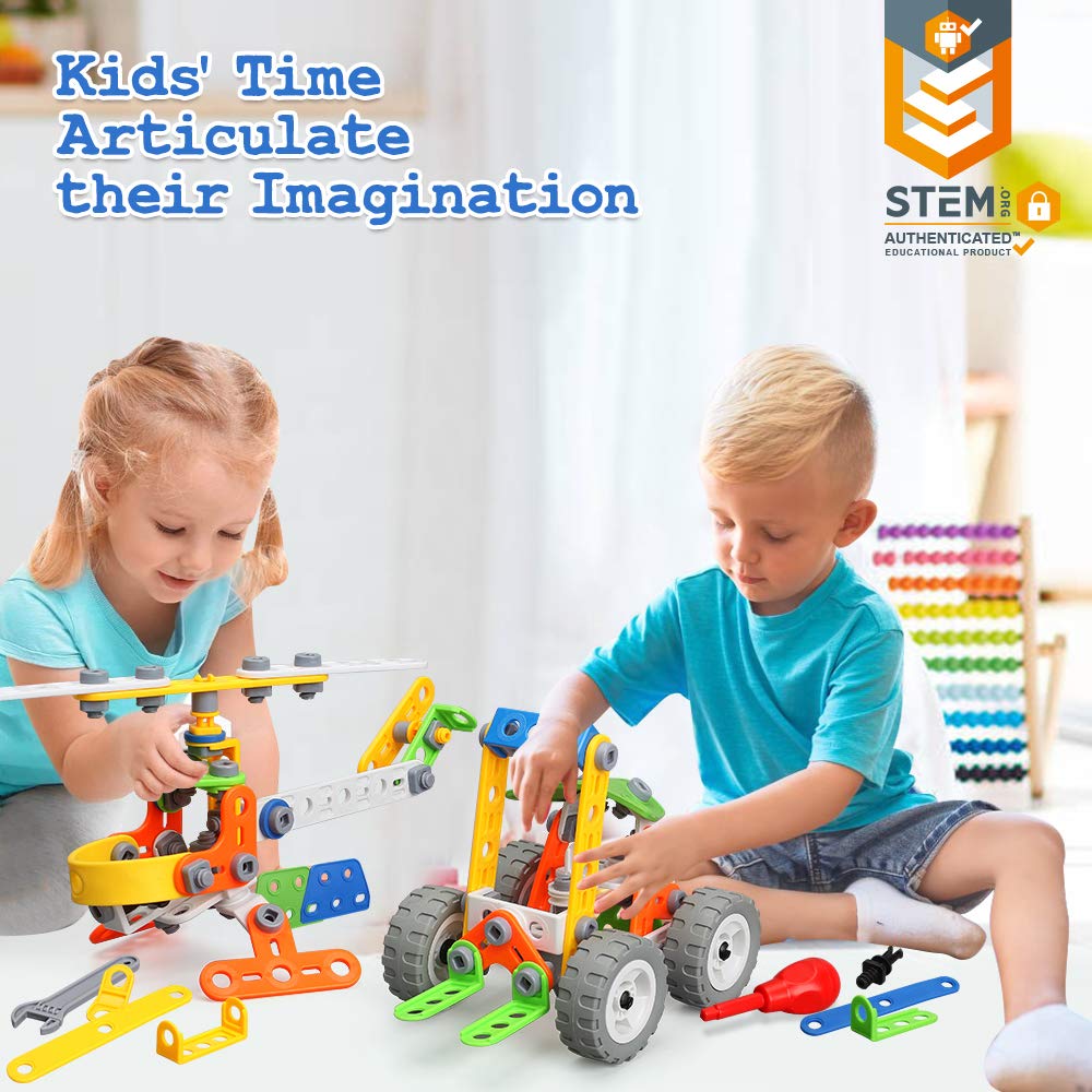 Foto 7 pulgar | Juego De Bloques De Construcción Moontoy, 175 Piezas, Juguetes Stem Para Niños De 4 A 10 Años - Venta Internacional.