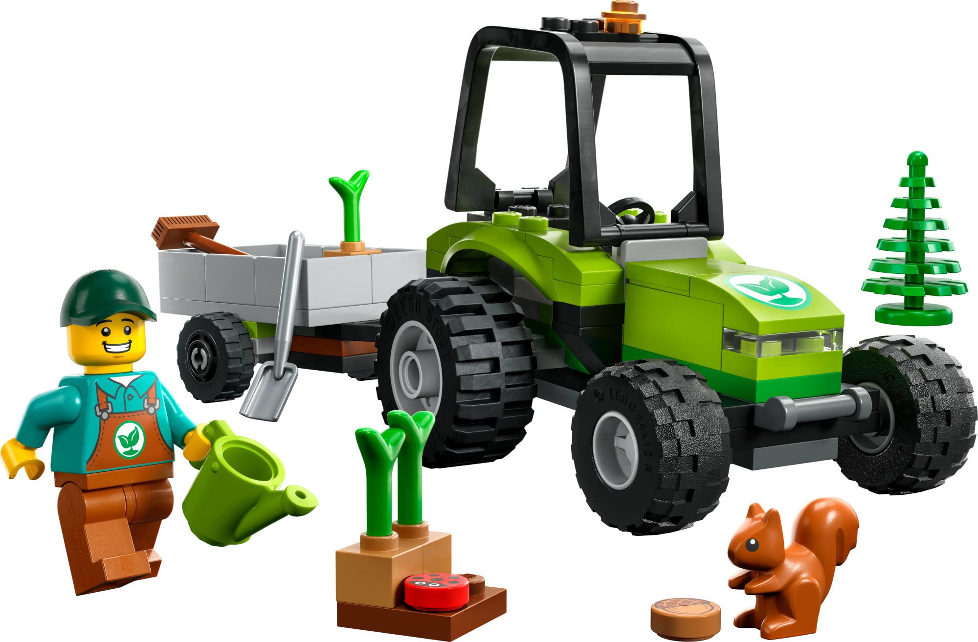 Foto 4 pulgar | Tractor Lego City Park 60390, Juguete Con Remolque Para Niño - Venta Internacional.