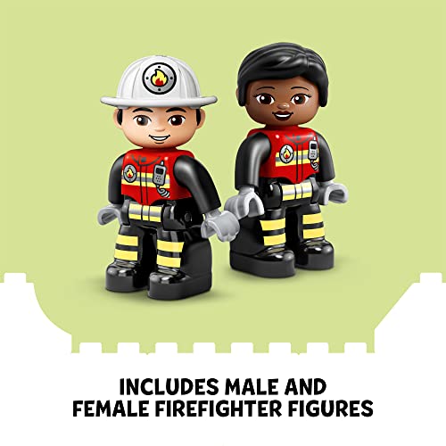 Foto 4 | Set De Juego Lego Duplo Para Estación De Bomberos Y Helicópt - Venta Internacional.