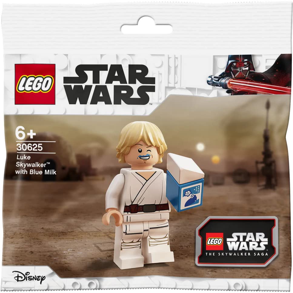 Minifigura Lego: Luke Skywalker, Blue Milk (30625, Ages)  - Venta Internacional.