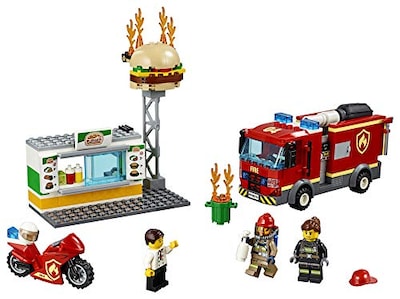 Foto 7 | Kit De Construcción Lego City Burger Bar Fire Rescue 60214 (327 Piezas) - Venta Internacional.