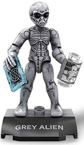 Foto 5 pulgar | Figura de Acción Mega Construx Probuilder Grey Alien con Soporte - Venta Internacional