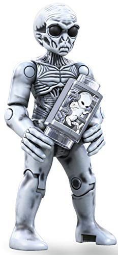 Foto 6 pulgar | Figura de Acción Mega Construx Probuilder Grey Alien con Soporte - Venta Internacional