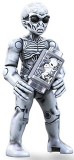 Foto 5 | Figura de Acción Mega Construx Probuilder Grey Alien con Soporte - Venta Internacional