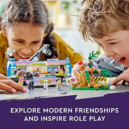 Foto 2 | Juego De Juguetes De Construcción Lego Friends Newsroom Van  - Venta Internacional.