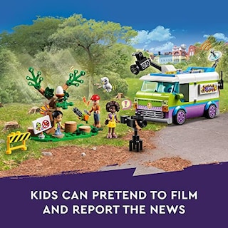 Foto 3 | Juego De Juguetes De Construcción Lego Friends Newsroom Van - Venta Internacional.