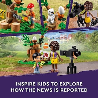 Foto 4 | Juego De Juguetes De Construcción Lego Friends Newsroom Van - Venta Internacional.