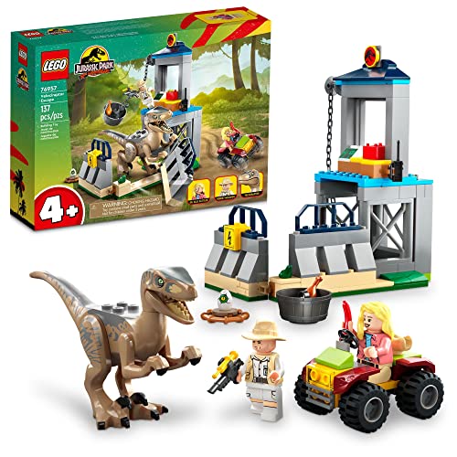 Lego Jurassic Park Velociraptor Escape 76957 Aprende A Const - Venta Internacional.