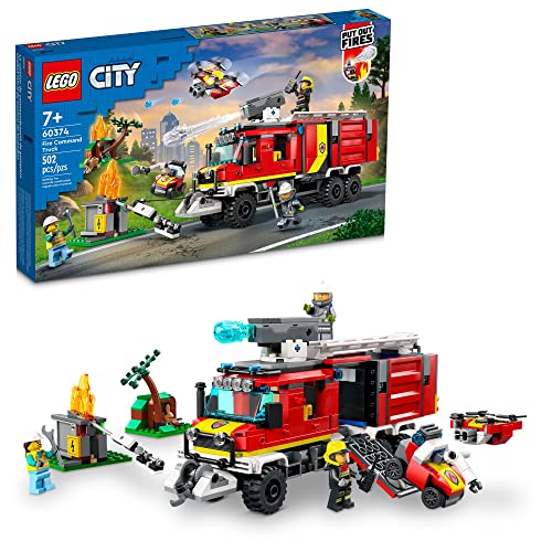 Lego City Fire Command Unit 60374, Camión De Rescate De Bomb - Venta Internacional.