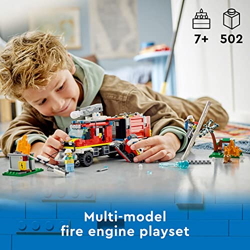 Foto 3 pulgar | Lego City Fire Command Unit 60374, Camión De Rescate De Bomb - Venta Internacional.