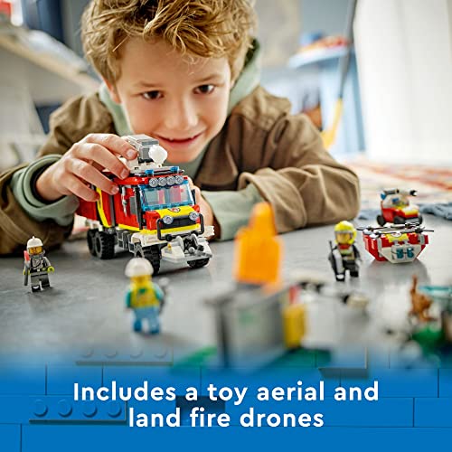 Foto 4 | Lego City Fire Command Unit 60374, Camión De Rescate De Bomb - Venta Internacional.