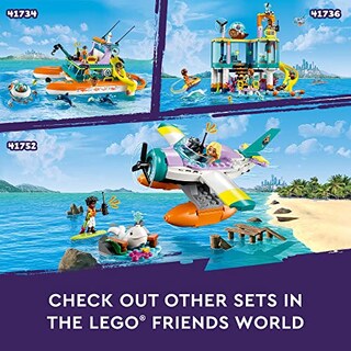 Foto 5 | Juguete De Construcción Lego Friends Sea Rescue Plane 41752, - Venta Internacional.