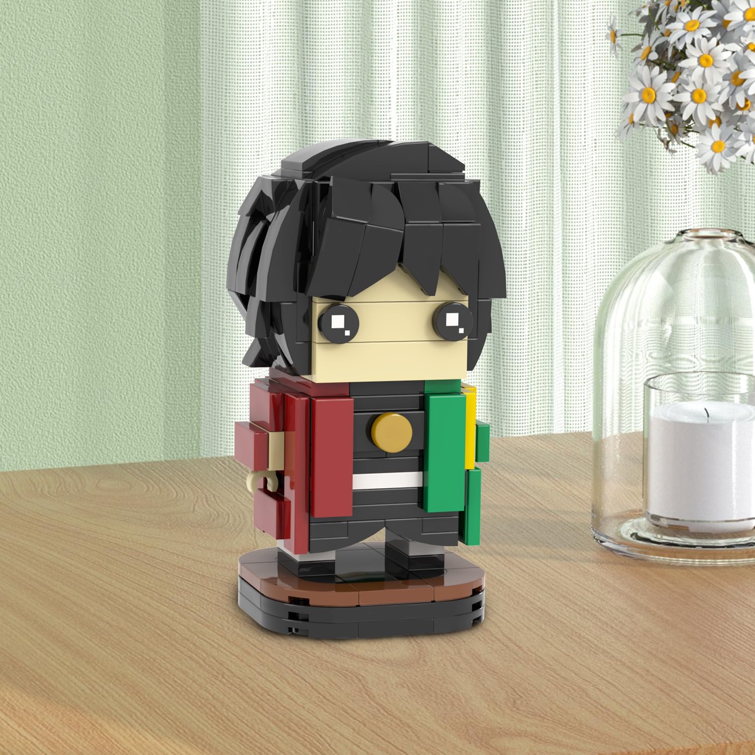 Foto 4 pulgar | Set de Construcción Mooxi-moc Anime Demon Slayer Tomioka Giyuu - Venta Internacional