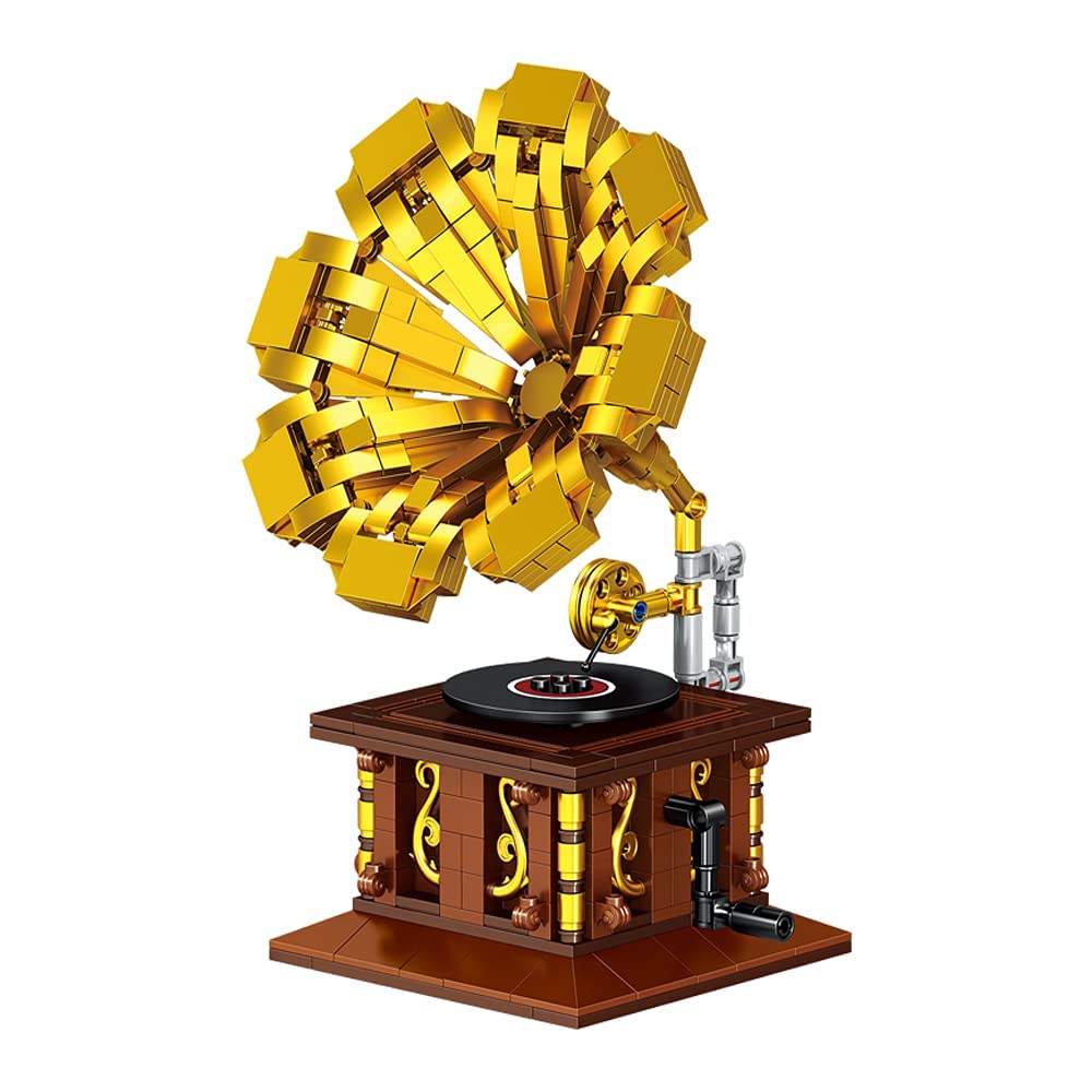 Foto 1 | Set de Construcción Uvini Classic Retro Series Phonograph - Venta Internacional