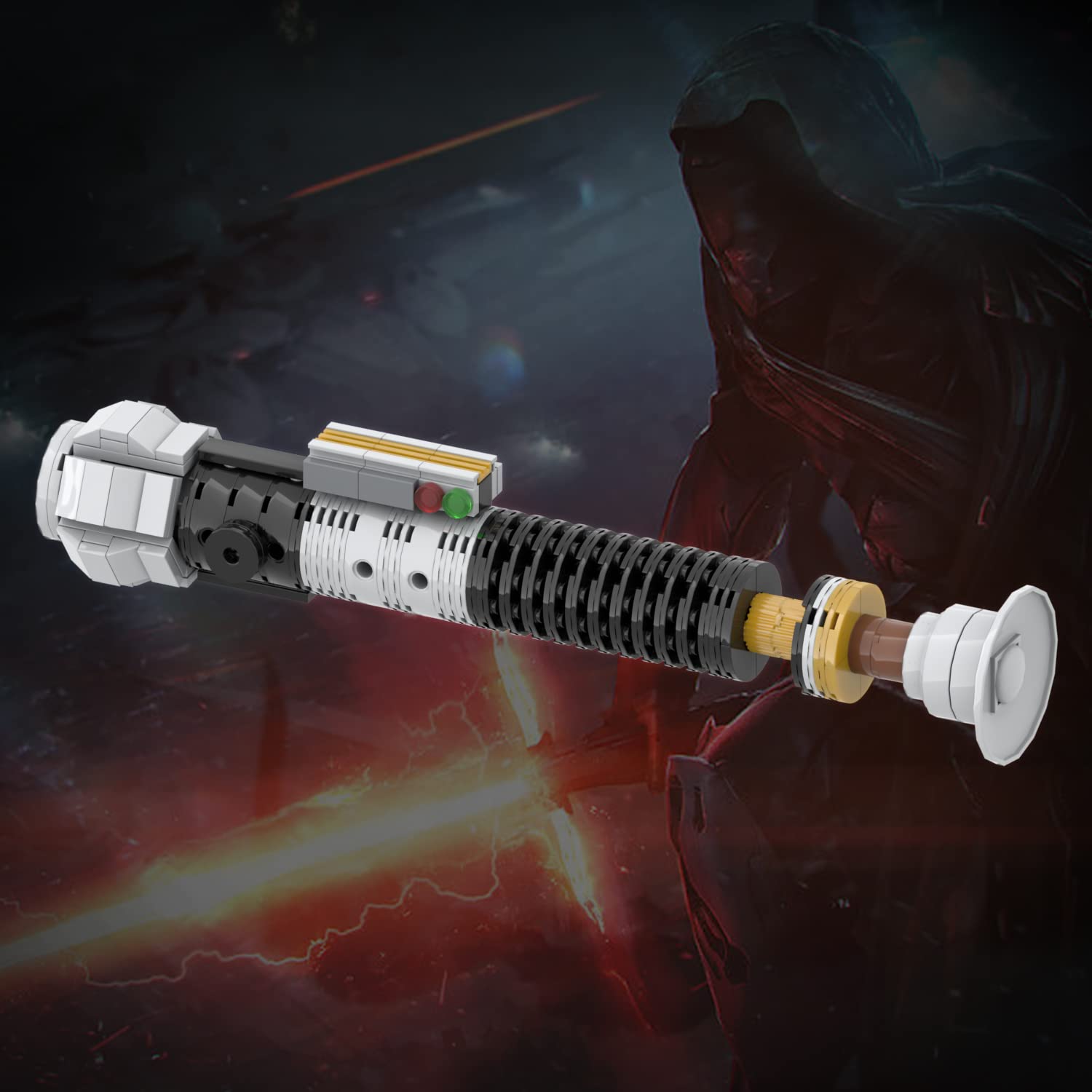 Foto 3 pulgar | Kit de Construcción Mooxi-moc Space Wars Obi Wan Lightsable Hilt - Venta Internacional