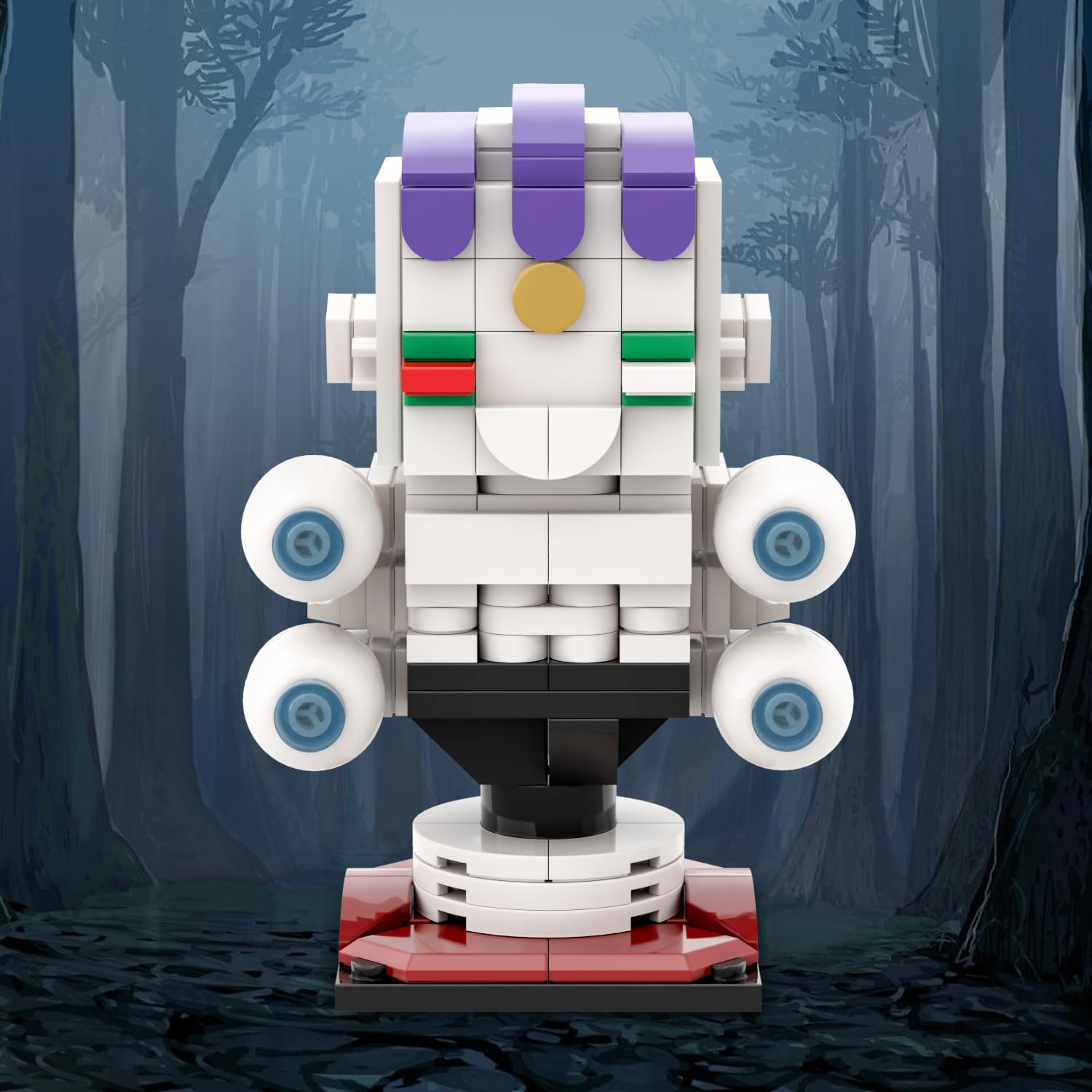 Foto 2 | Set de Construcción Mooxi-moc Anime Demon Slayer Brick Mini Headz - Venta Internacional
