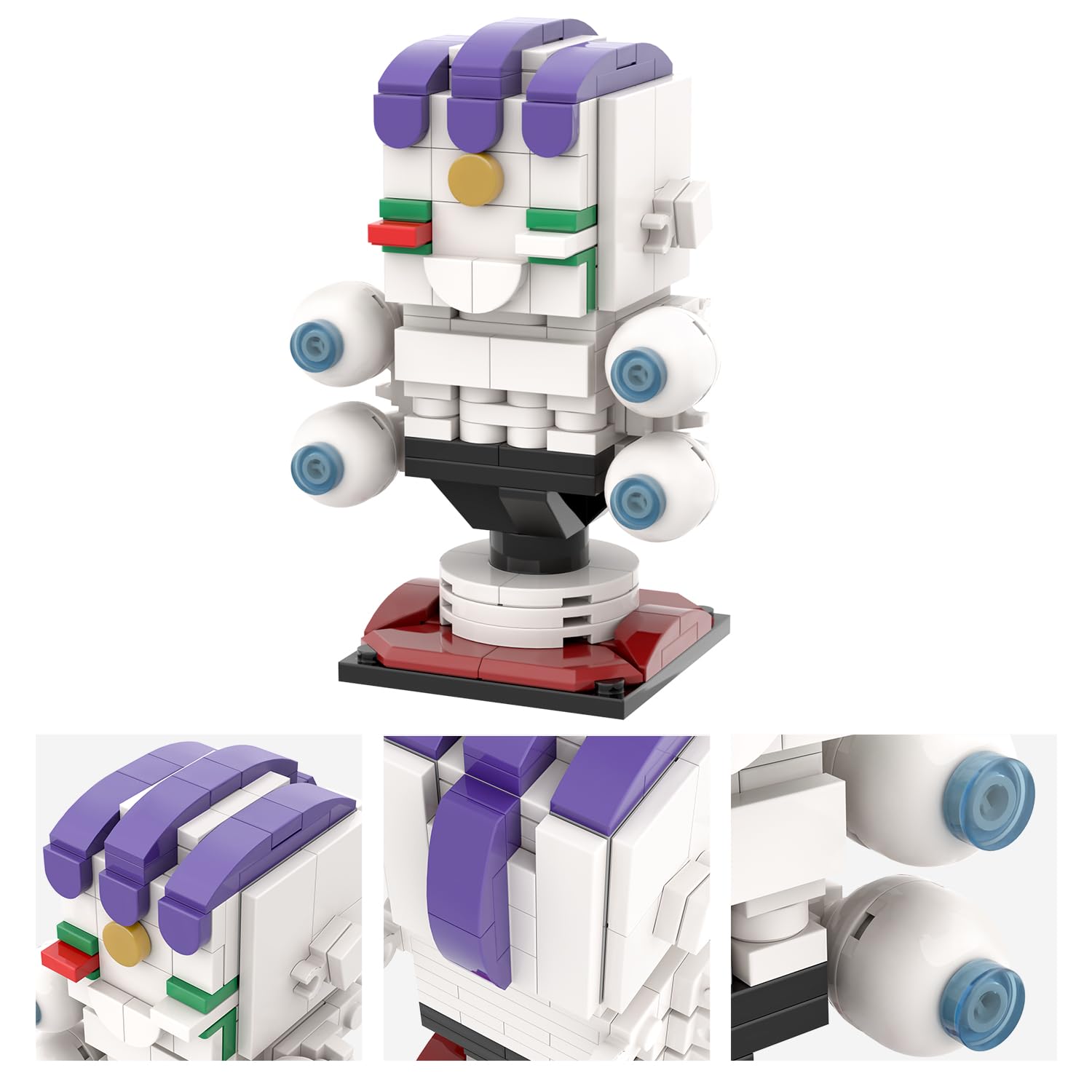 Foto 5 pulgar | Set de Construcción Mooxi-moc Anime Demon Slayer Brick Mini Headz - Venta Internacional