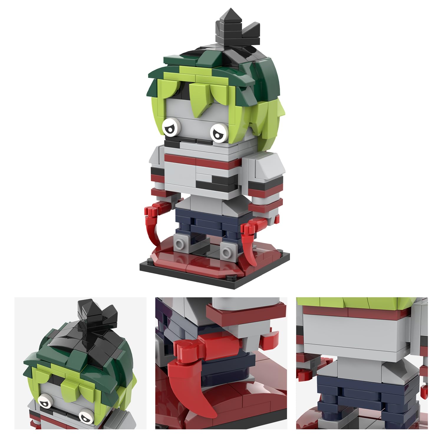 Foto 5 pulgar | Set de Construcción Mooxi-moc Anime Demon Slayer Gyuutarou - Venta Internacional