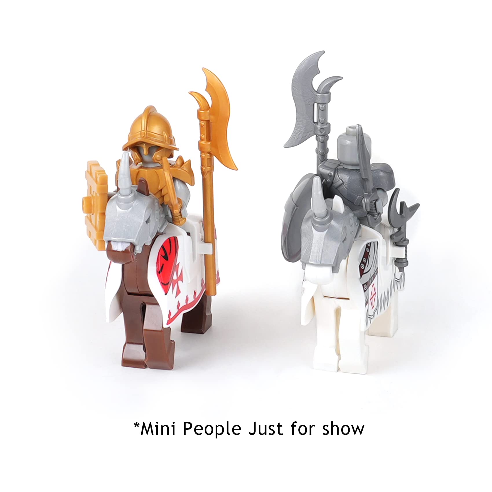 Foto 5 pulgar | Juego Building Block Toy Mooxi-moc Action War Horse 10 Piezas - Venta Internacional