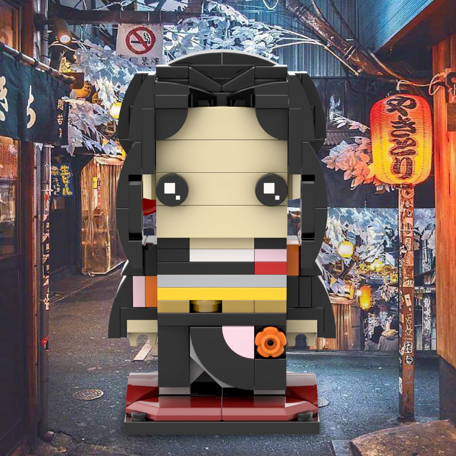 Foto 3 pulgar | Set de Construcción Mooxi-moc Anime Demon Slayer Brick Mini Headz - Venta Internacional