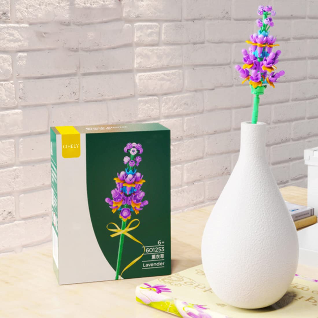 Foto 6 pulgar | Kit de Ramo de Flores Building Blocks Cihely Lavender 601253 - Venta Internacional