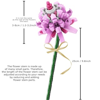 Foto 6 | Kit de Ramo de Flores Building Blocks Cihely Lavender 601253 - Venta Internacional