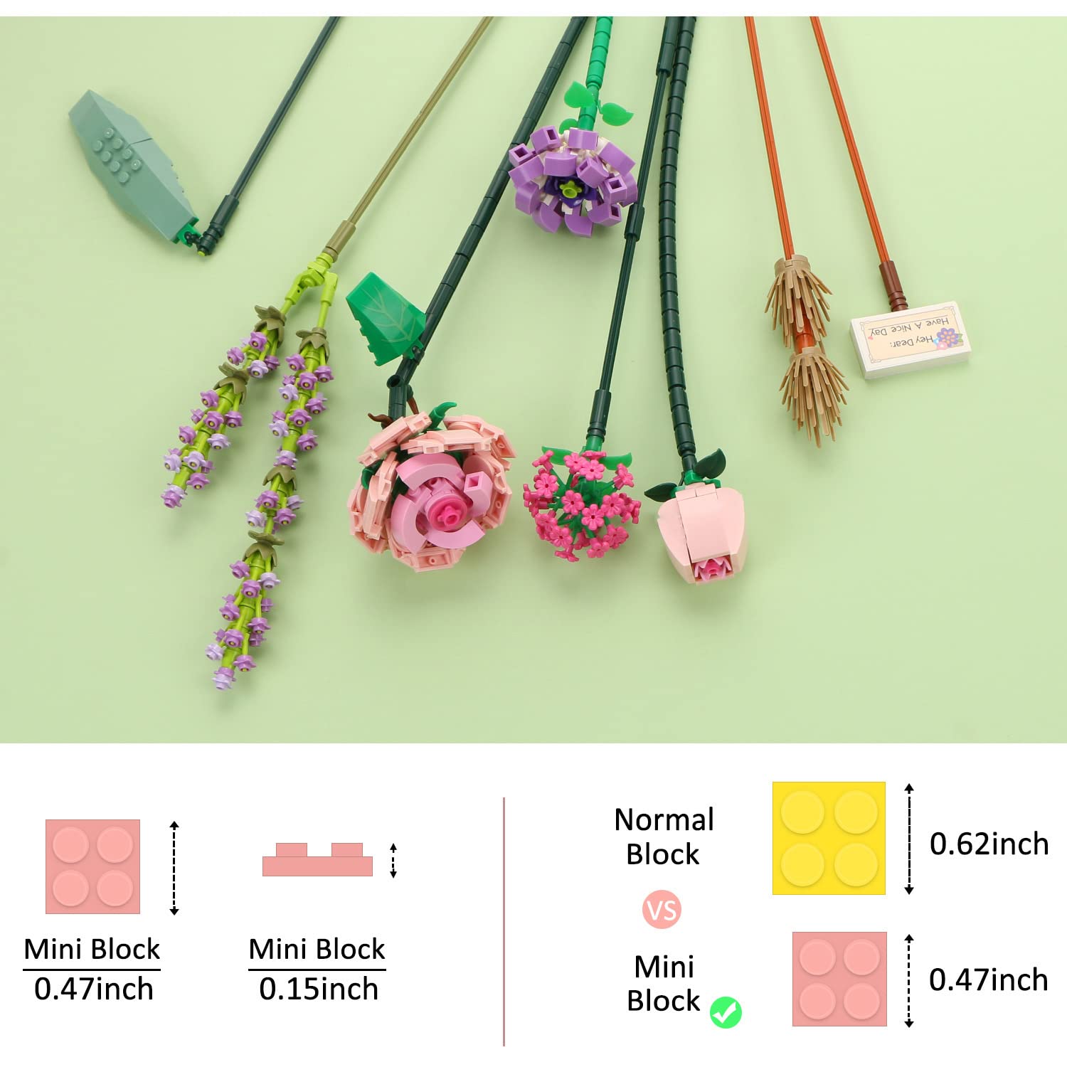 Foto 3 pulgar | Minibonsái para Plantas Suculentas de Building Blocks Toy Meiest - Venta Internacional
