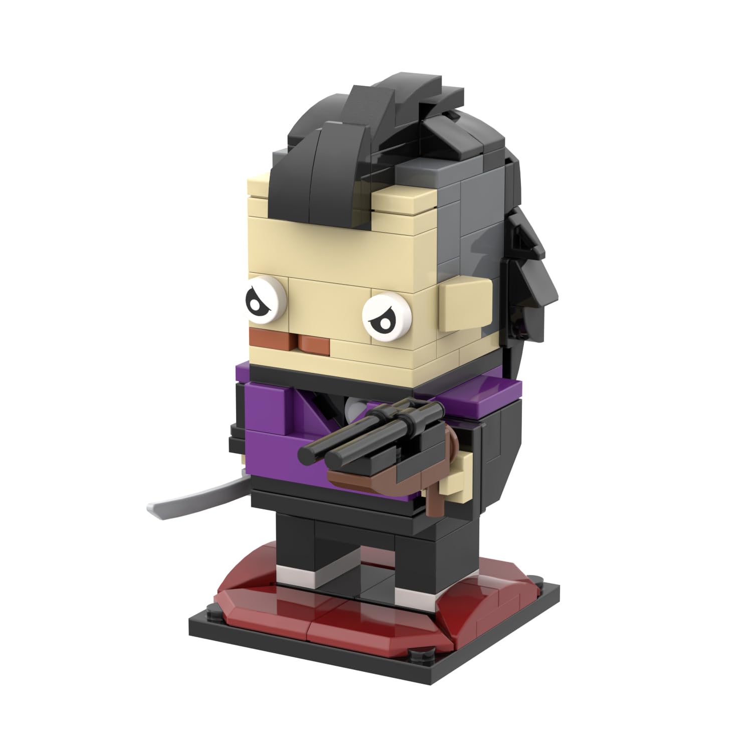 Foto 2 pulgar | Set de Construcción Mooxi-moc Anime Demon Slayer Shinazugawa Genya - Venta Internacional