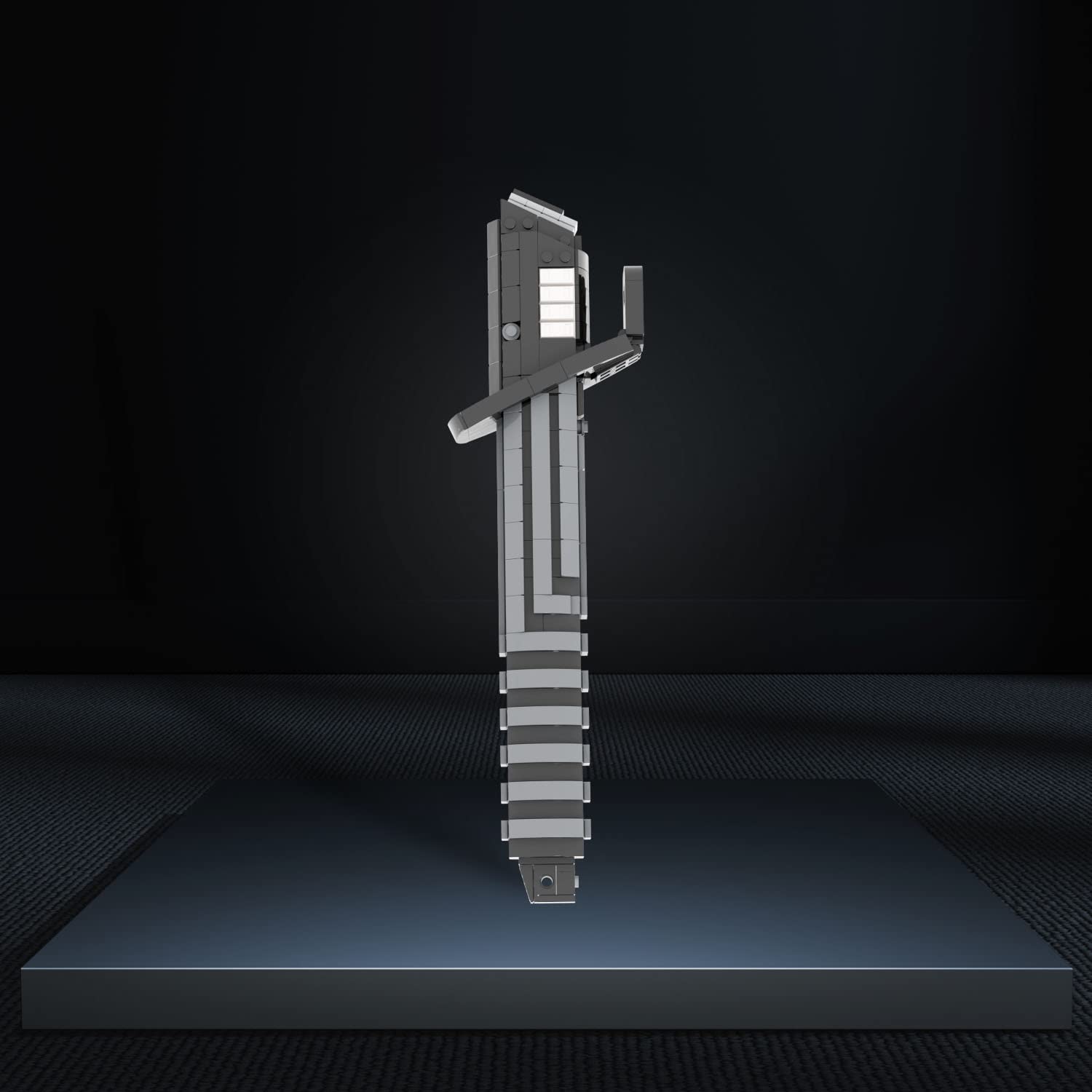 Foto 4 pulgar | Set de Construcción Mooxi-moc Space Wars Mandalorian Darksaber Hilt - Venta Internacional