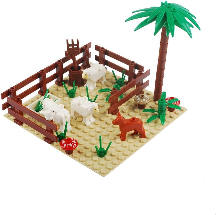 Foto 4 | Juego de Construcción Building Blocks Baenrcy con Forma de Vaca 4 Unidades - Venta Internacional